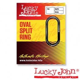 Кольца заводные Lucky John Oval Split Ring